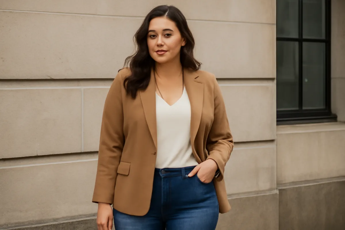 Look casual chic per donne curvy: i tagli che valorizzano la figura davvero